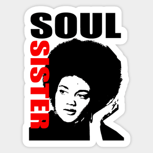 Kathleen Cleaver-Soul Sister Sticker